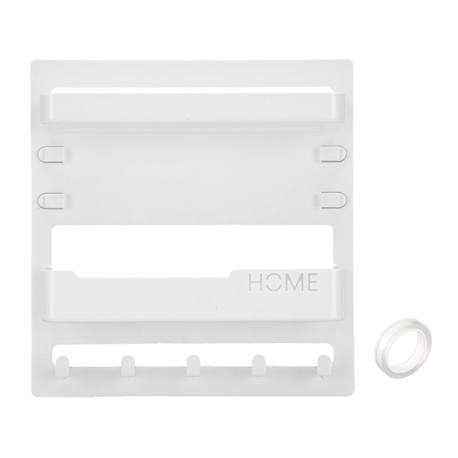 Bedside Shelf Accessories Organizer Wall Mount Self Stick On Dorm Room Wall view 3