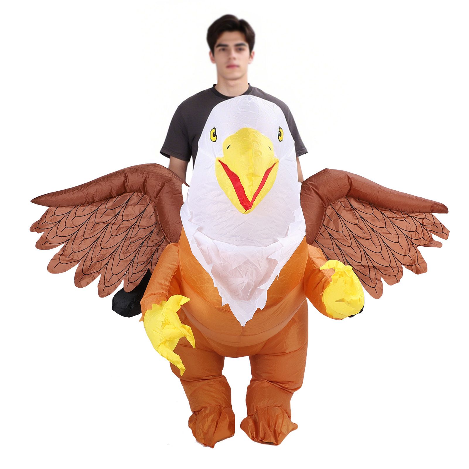 Eagle Inflatable Costume Fast Inflating Adult Blow Up Costume Suit for Parties view 4