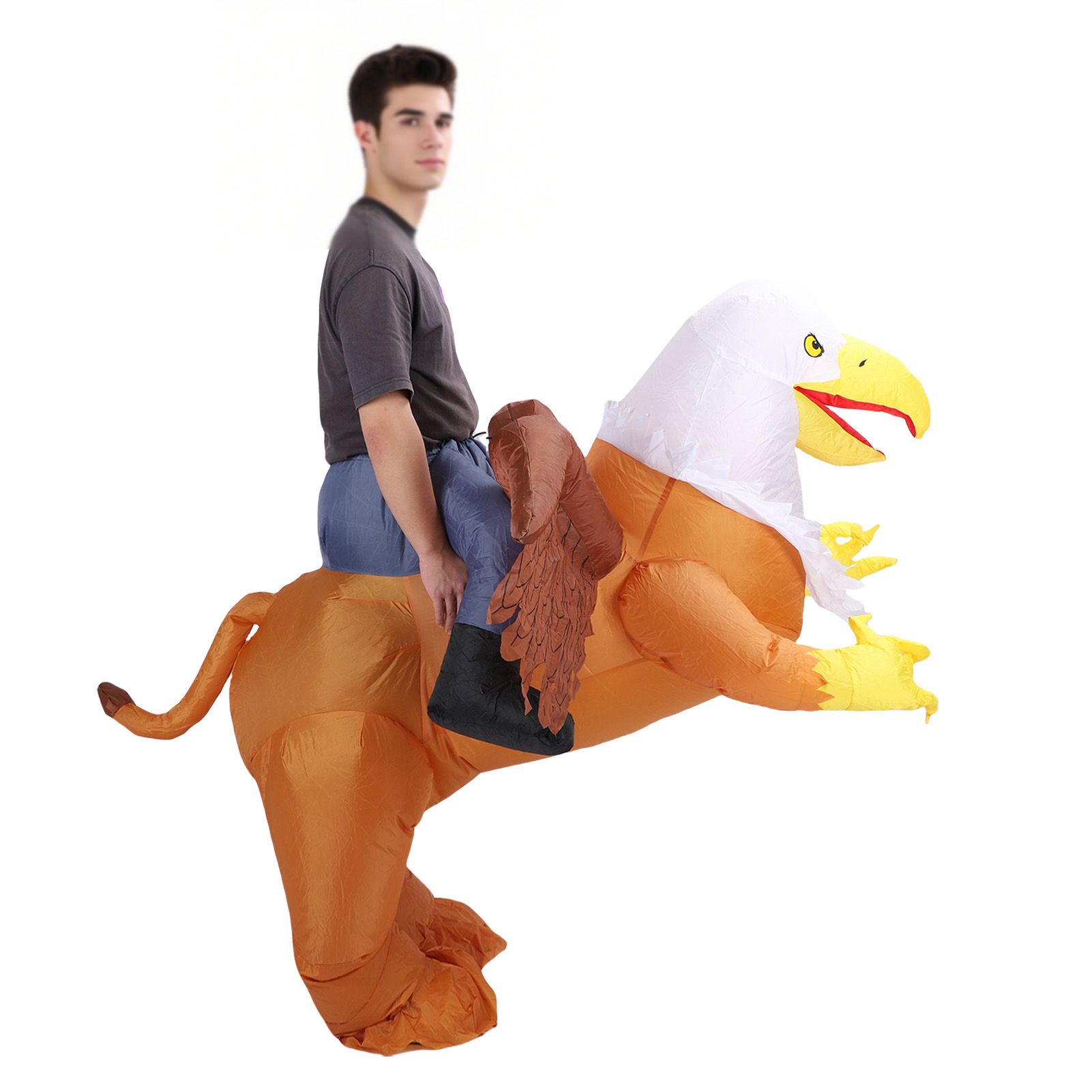 Eagle Inflatable Costume Fast Inflating Adult Blow Up Costume Suit for Parties view 10