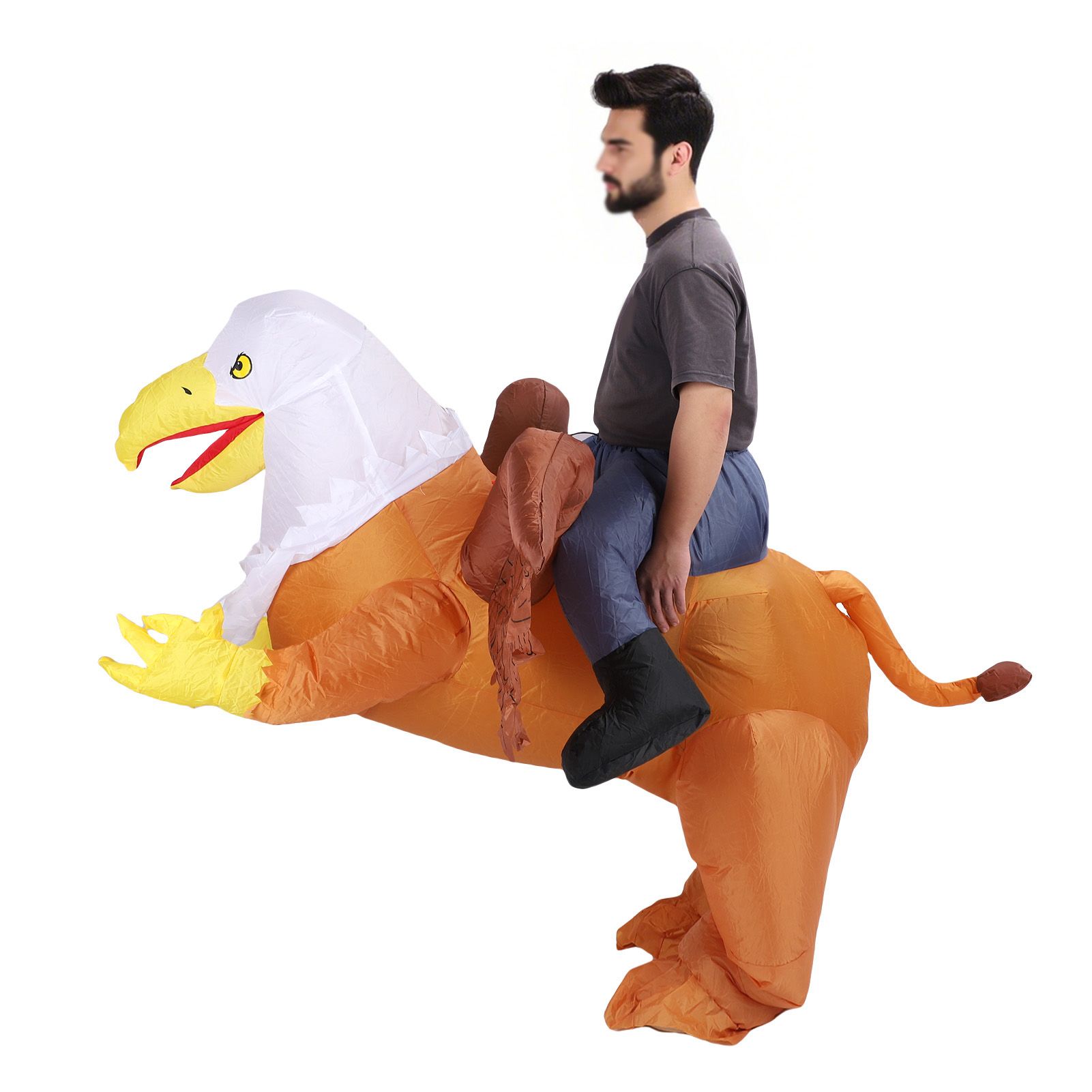 Eagle Inflatable Costume Fast Inflating Adult Blow Up Costume Suit for Parties view 11