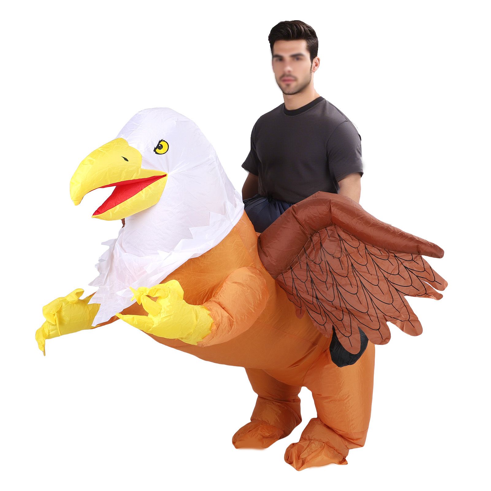 Eagle Inflatable Costume Fast Inflating Adult Blow Up Costume Suit for Parties view 12