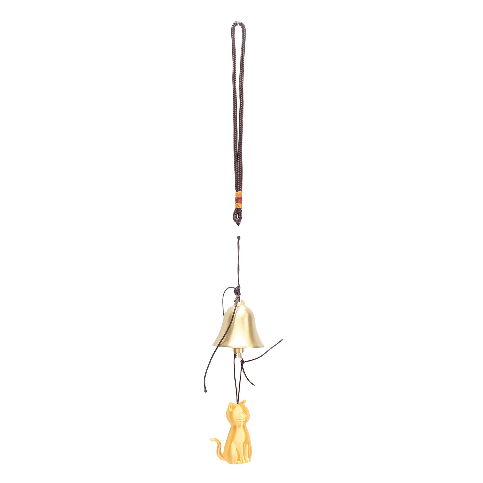 4PCS Cat Wind Chime Metal PLA Cat Statue Hanging Wind Catcher Memorial view 2