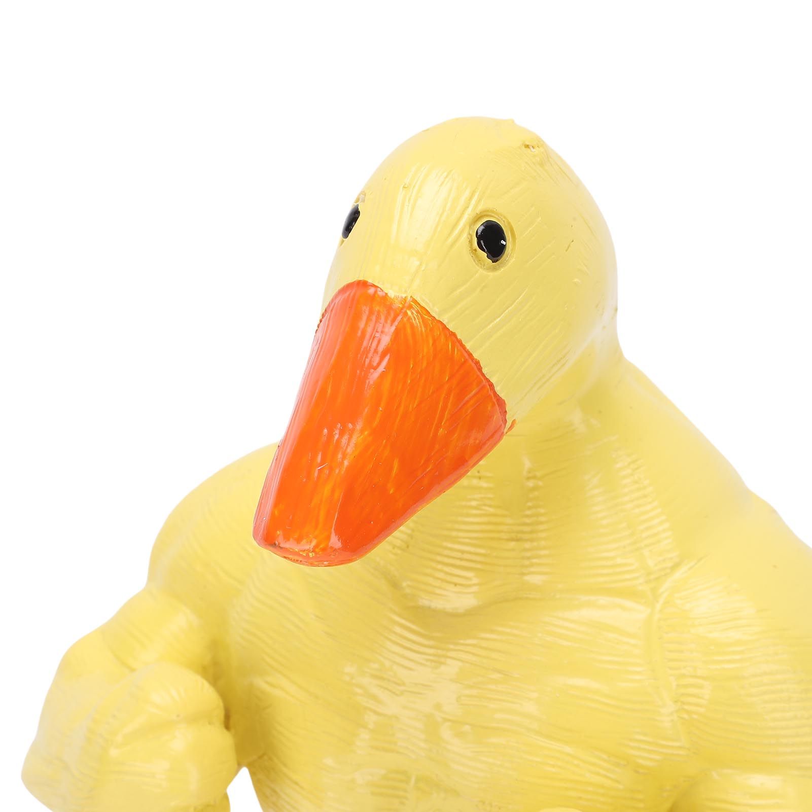 Magnetic Key Holder Muscle Duck Plastic Funny Muscle Duck Statue Desktop Decor view 5