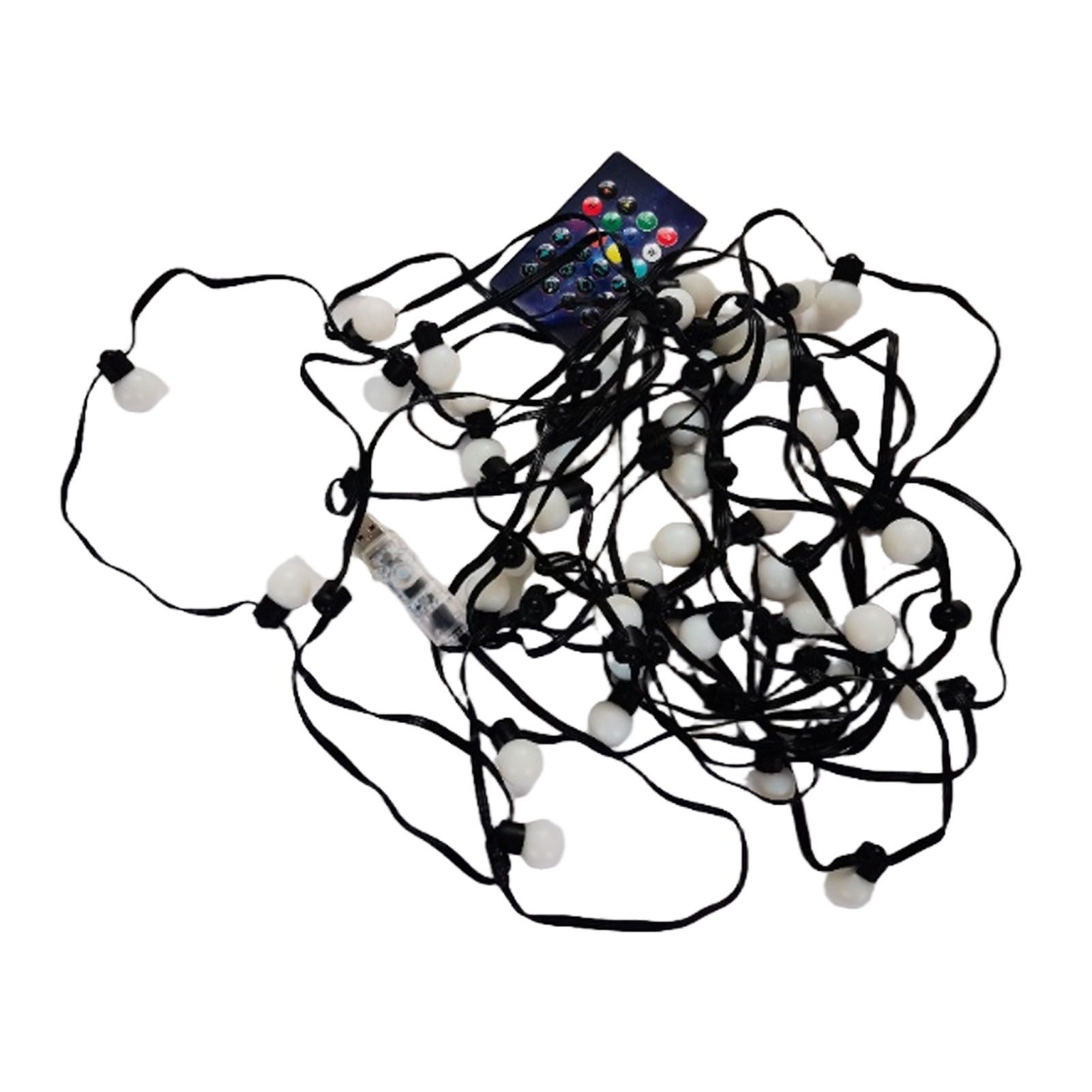32.8ft String Lights 50 Beads IP65 Water Proof APP Remote Control Music Sync view 3