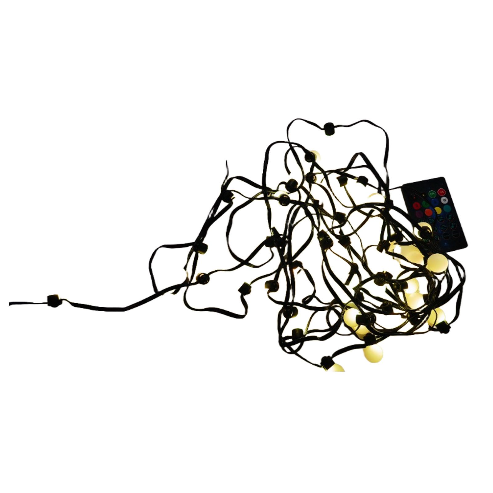 32.8ft String Lights 50 Beads IP65 Water Proof APP Remote Control Music Sync view 6