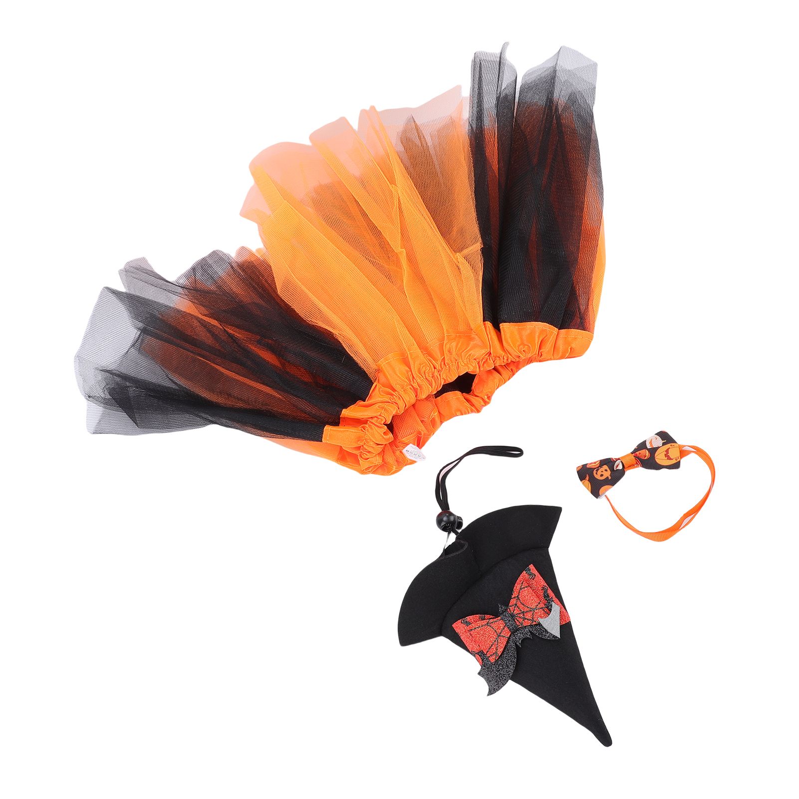 Spooky Fall Goose Outfit Orange Lawn Porch Goose Cloths for 23 Inches Outdoor view 4