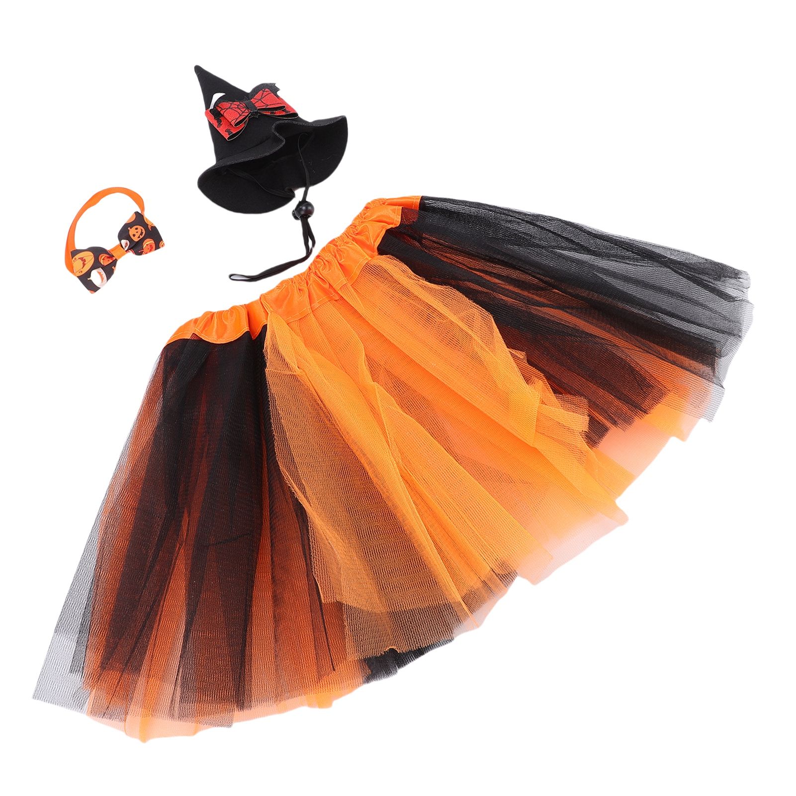 Spooky Fall Goose Outfit Orange Lawn Porch Goose Cloths for 23 Inches Outdoor view 9