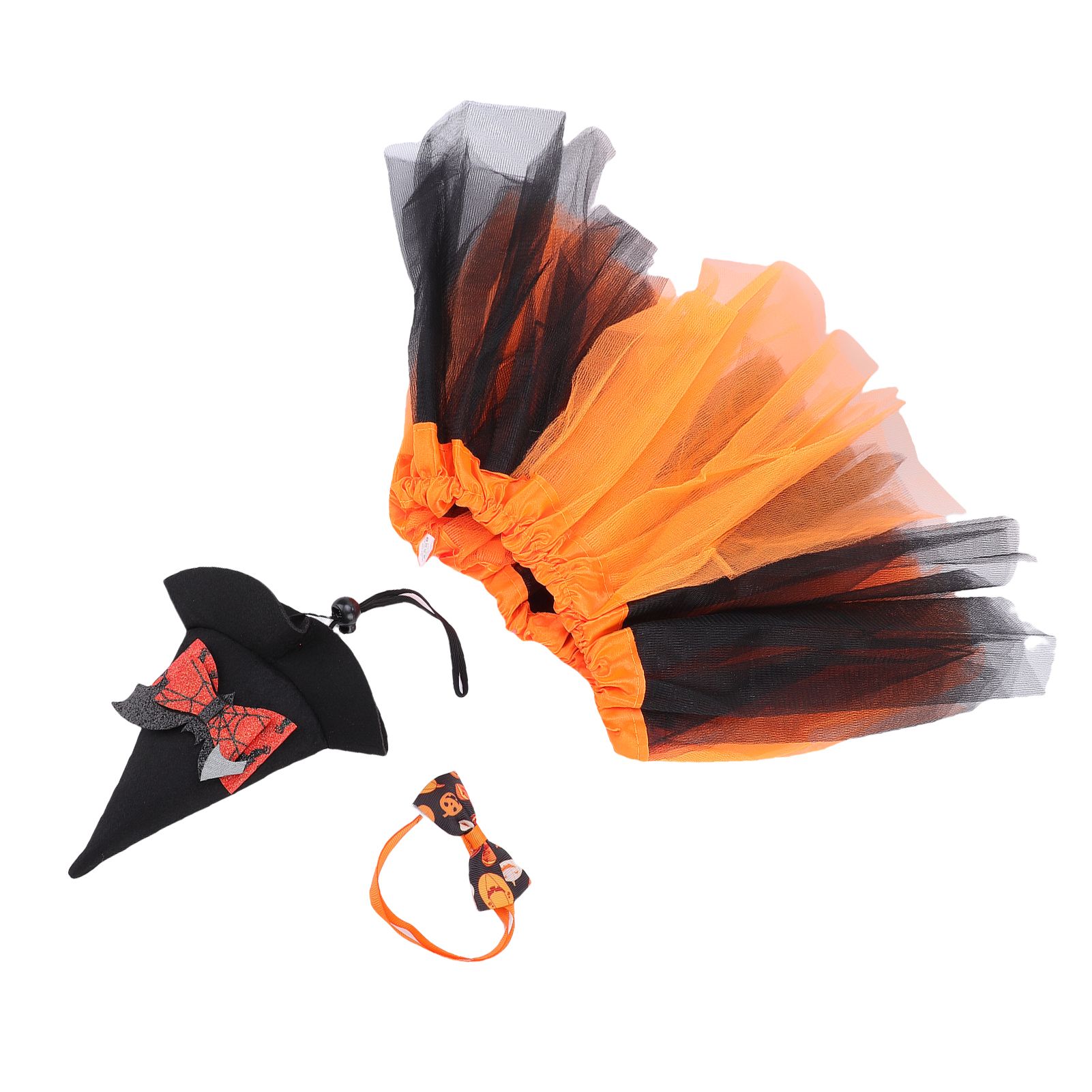 Spooky Fall Goose Outfit Orange Lawn Porch Goose Cloths for 23 Inches Outdoor view 12