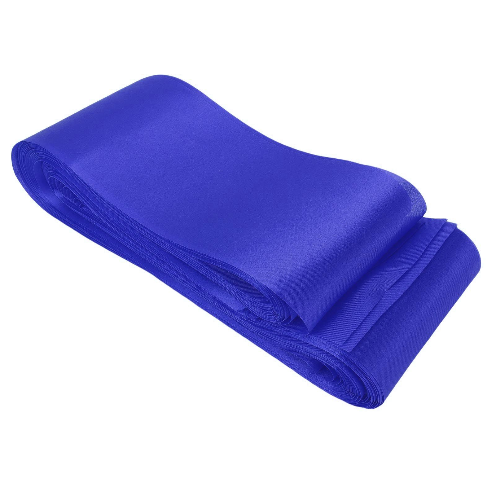 50PCS Satin Chair Sashes Bows Polyester Chair Ribbon Ties Back Sash for view 6
