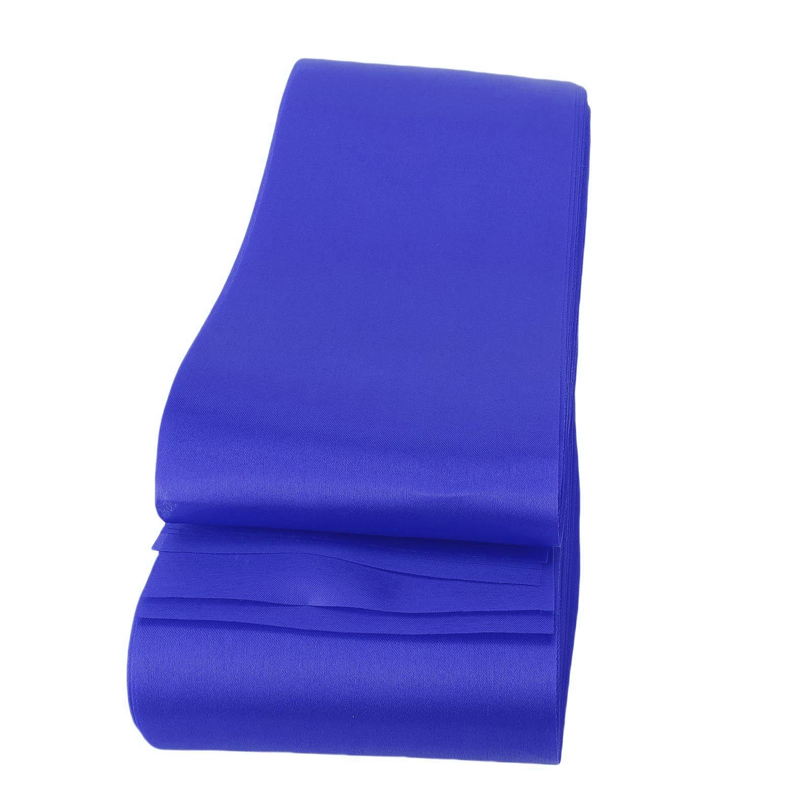 50PCS Satin Chair Sashes Bows Polyester Chair Ribbon Ties Back Sash for view 8