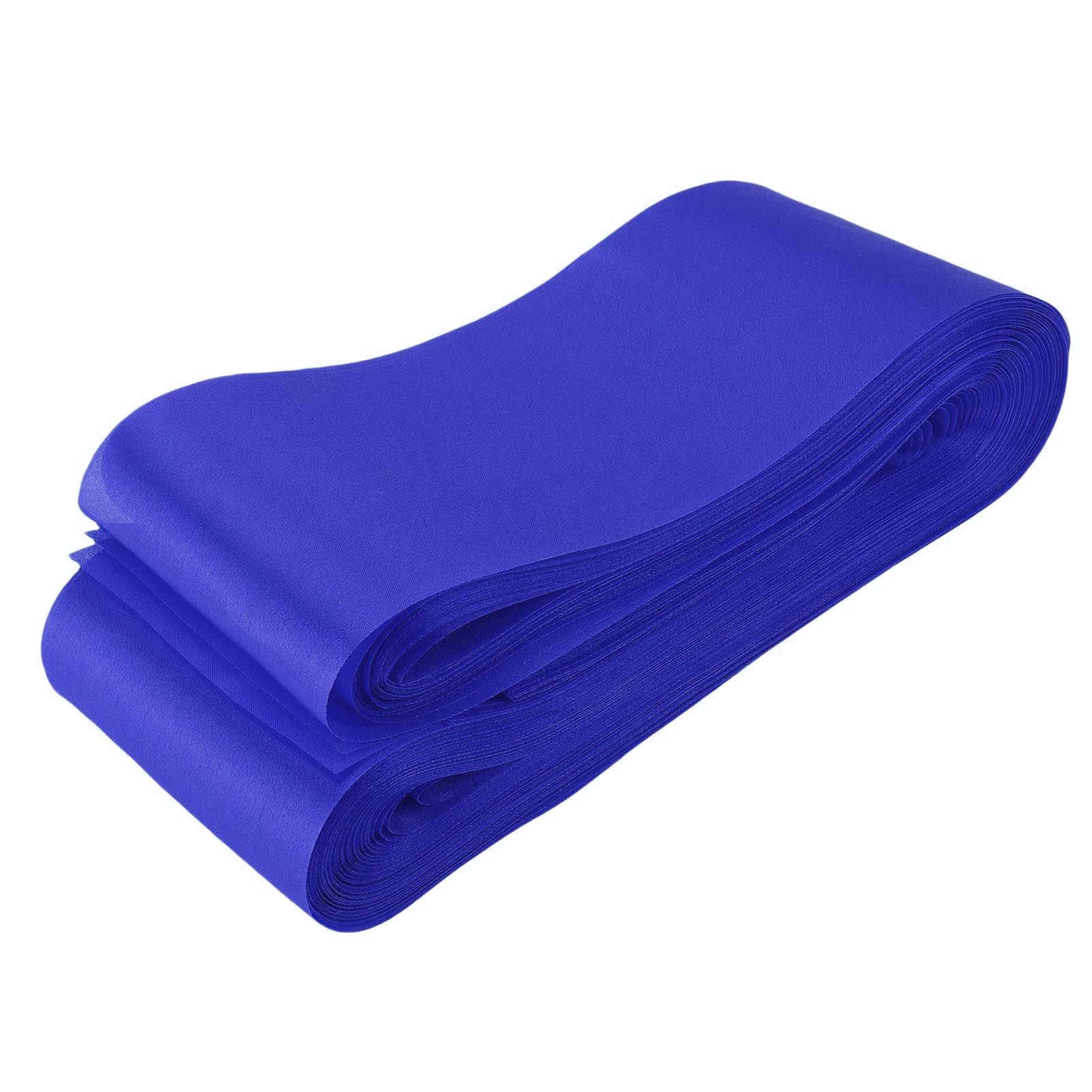 50PCS Satin Chair Sashes Bows Polyester Chair Ribbon Ties Back Sash for view 10