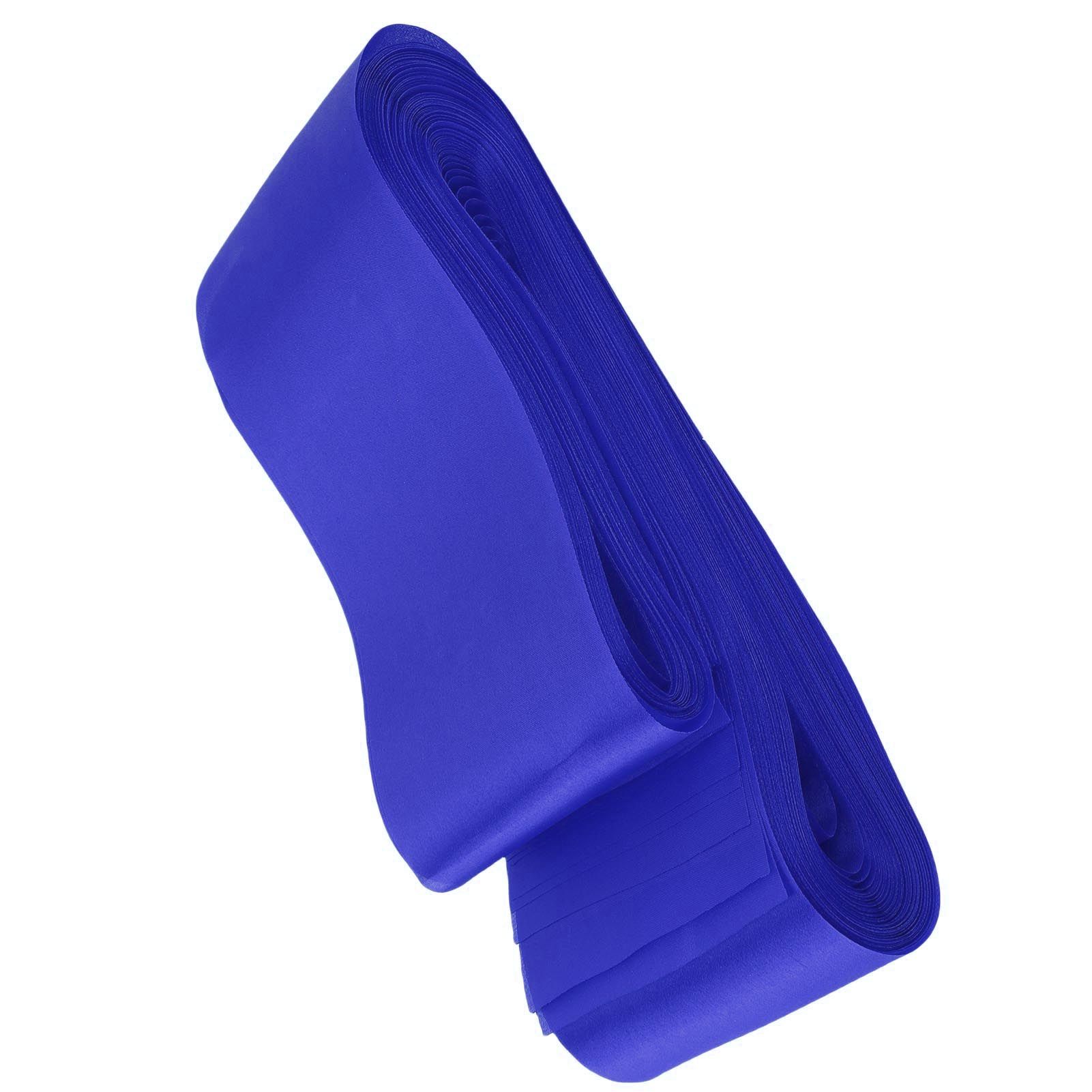 50PCS Satin Chair Sashes Bows Polyester Chair Ribbon Ties Back Sash for view 12