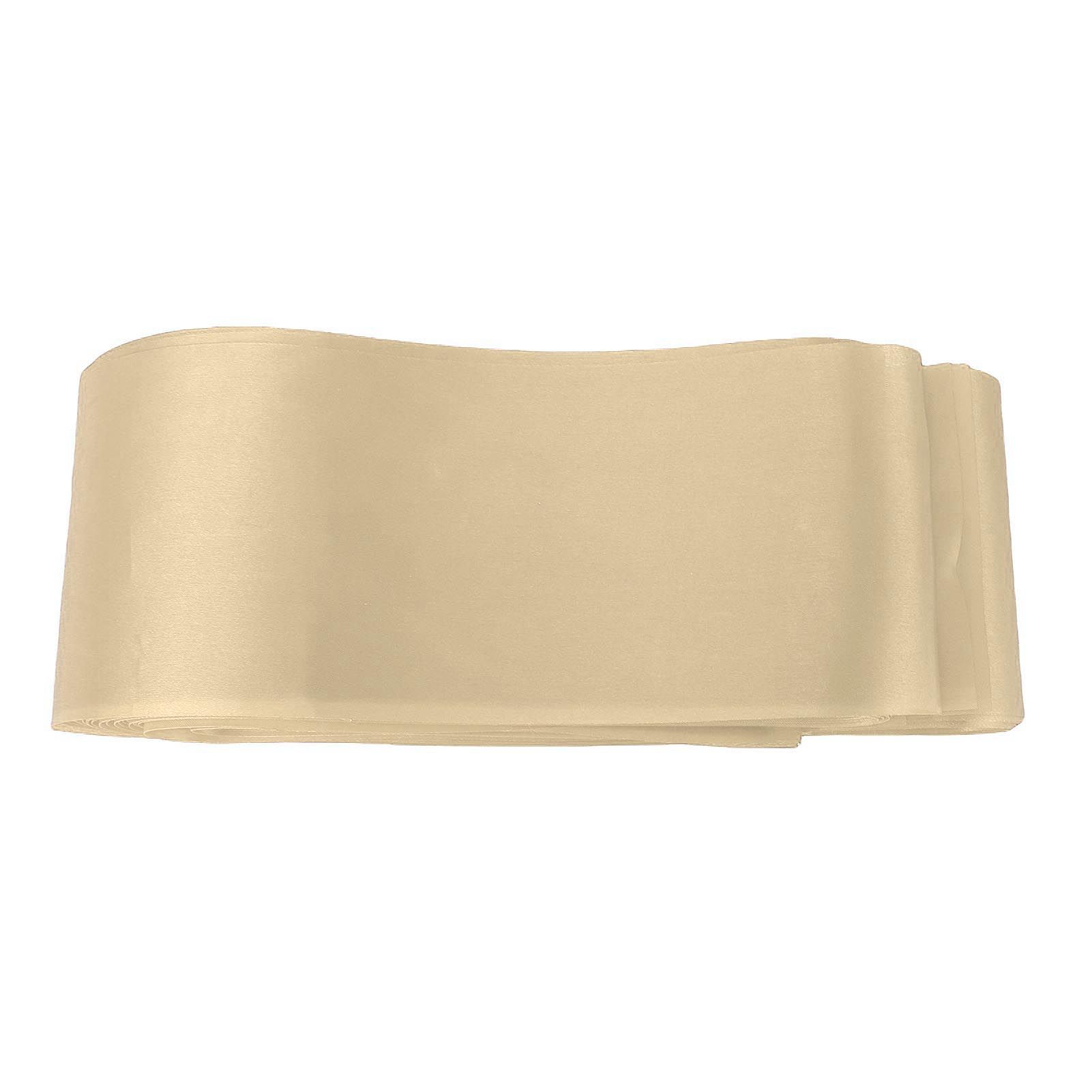 50PCS Satin Chair Sashes Bows Polyester Chair Ribbon Ties Back Sash for view 4