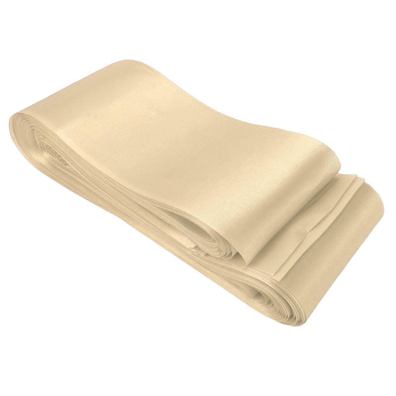 50PCS Satin Chair Sashes Bows Polyester Chair Ribbon Ties Back Sash for view 6