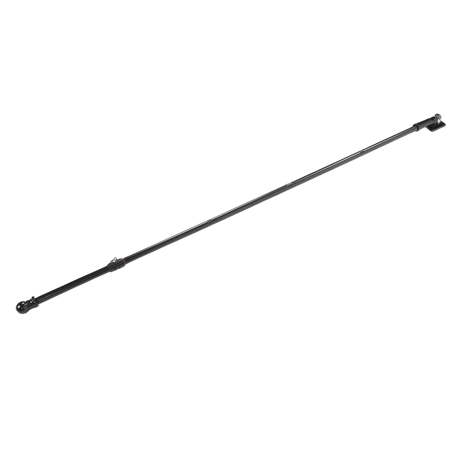 6FT Flag Pole Kit Stainless Steel Weather Proof Anti Tangling Adjustable Wall view 8