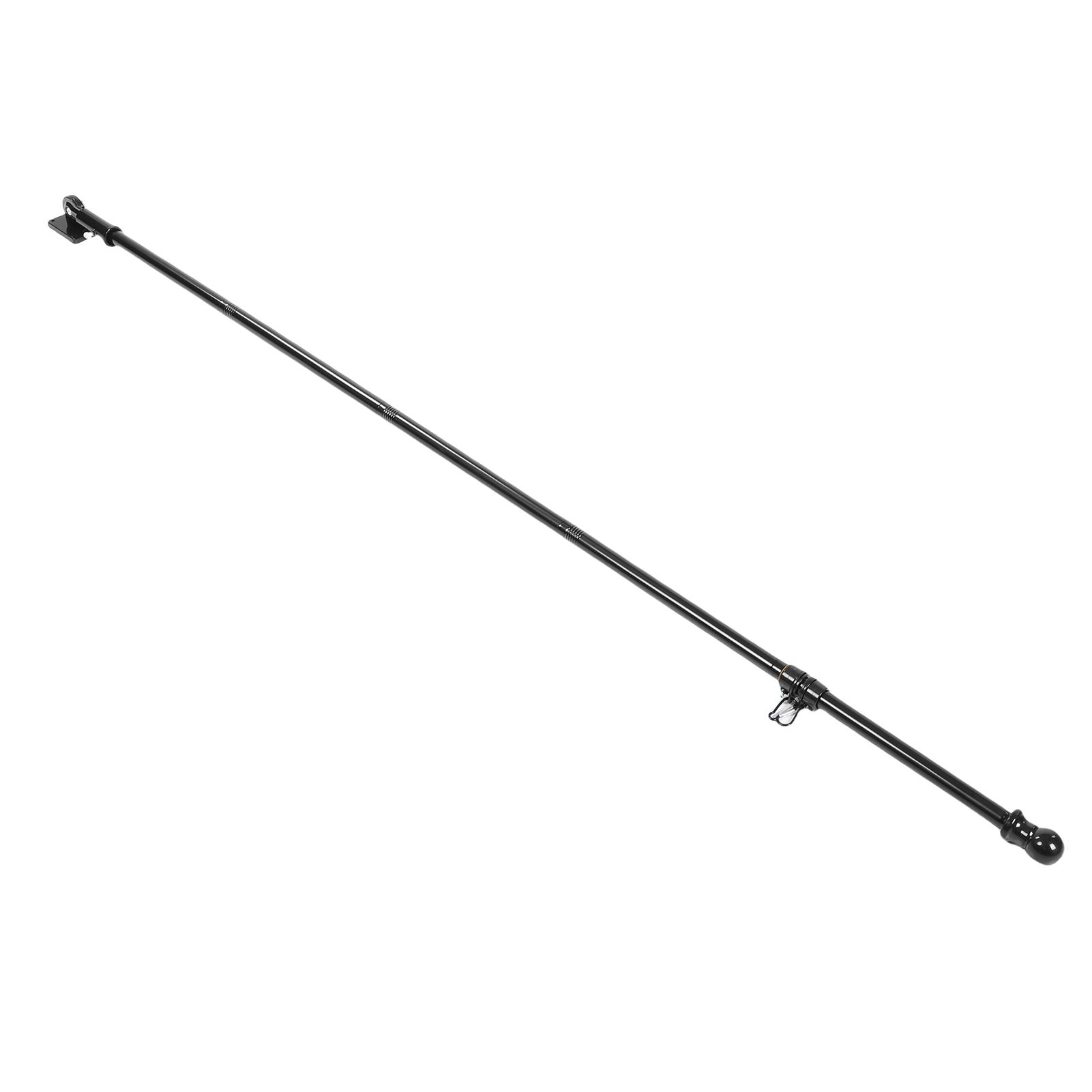 6FT Flag Pole Kit Stainless Steel Weather Proof Anti Tangling Adjustable Wall view 10