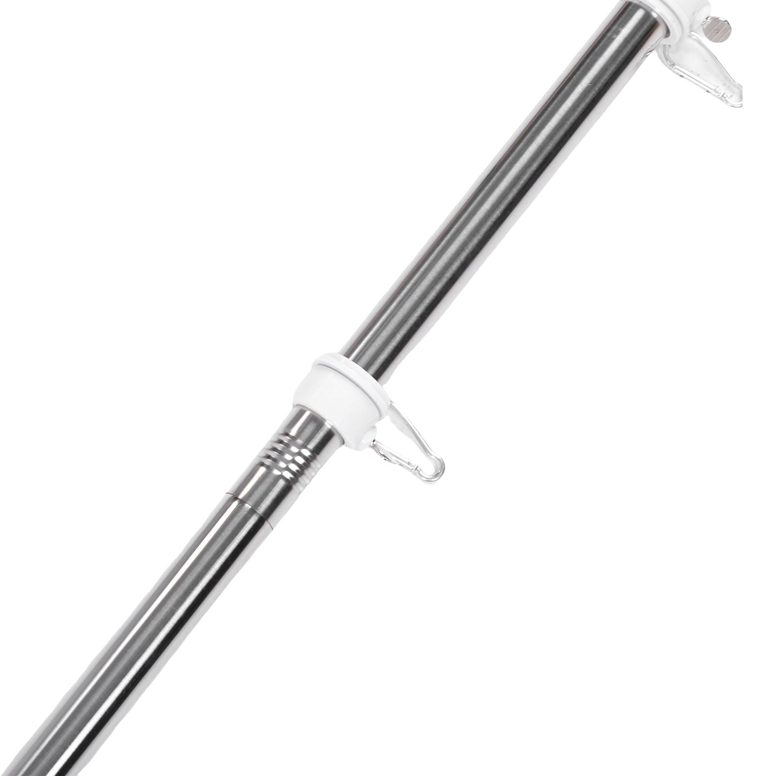 6FT Flag Pole Kit Stainless Steel Weather Proof Anti Tangling Adjustable Wall view 7