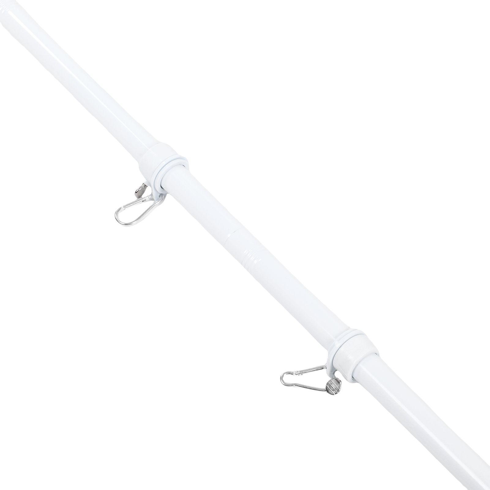 6FT Flag Pole Kit Stainless Steel Weather Proof Anti Tangling Adjustable Wall view 2