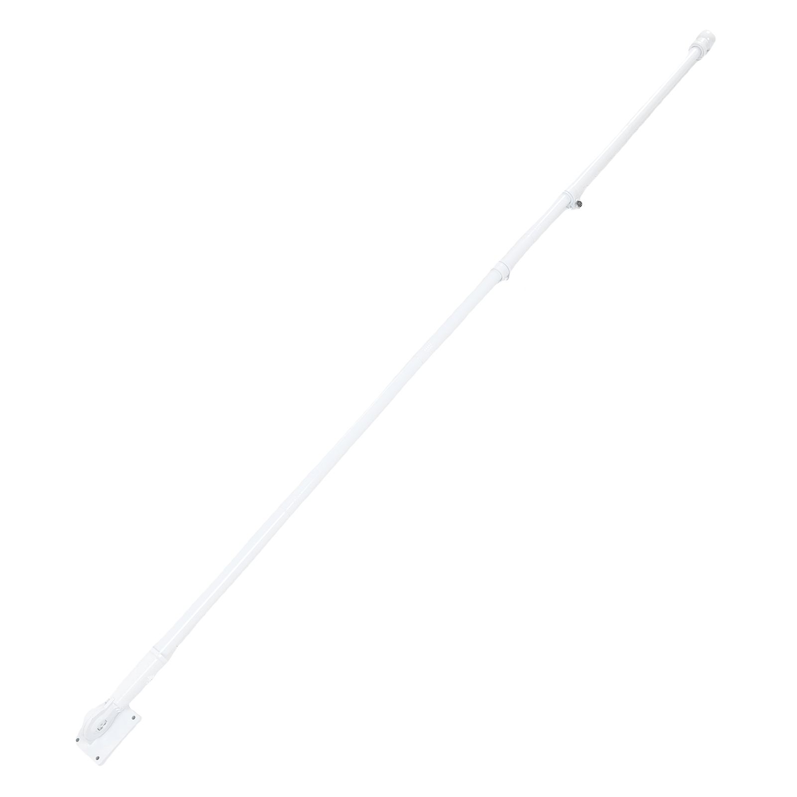 6FT Flag Pole Kit Stainless Steel Weather Proof Anti Tangling Adjustable Wall view 8
