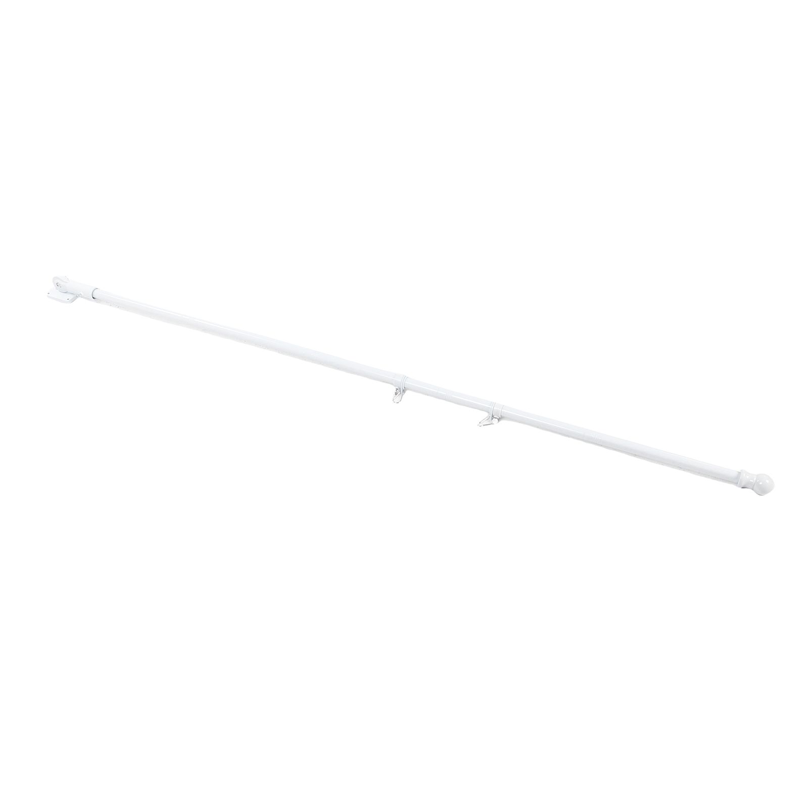 6FT Flag Pole Kit Stainless Steel Weather Proof Anti Tangling Adjustable Wall view 9