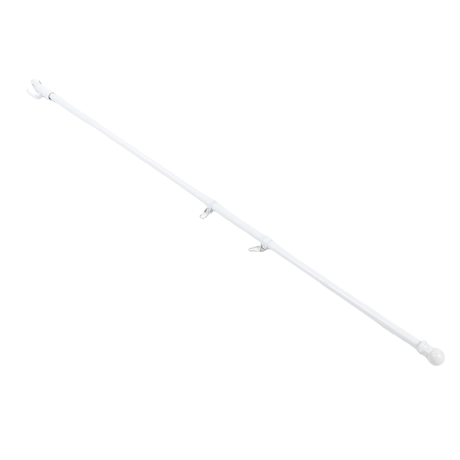 6FT Flag Pole Kit Stainless Steel Weather Proof Anti Tangling Adjustable Wall view 10