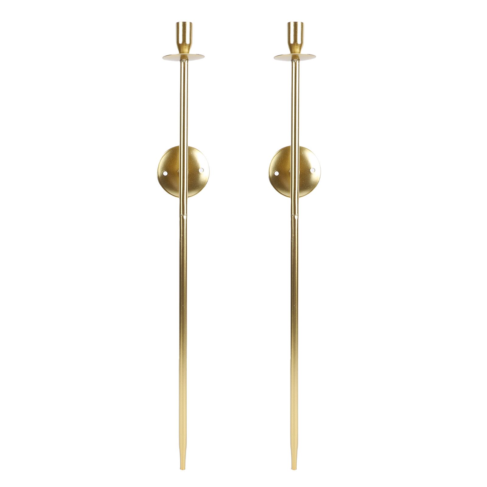 2pcs Wall Mount Candle Holders Decor for Home Modern Vintage Large Candlestick view 4