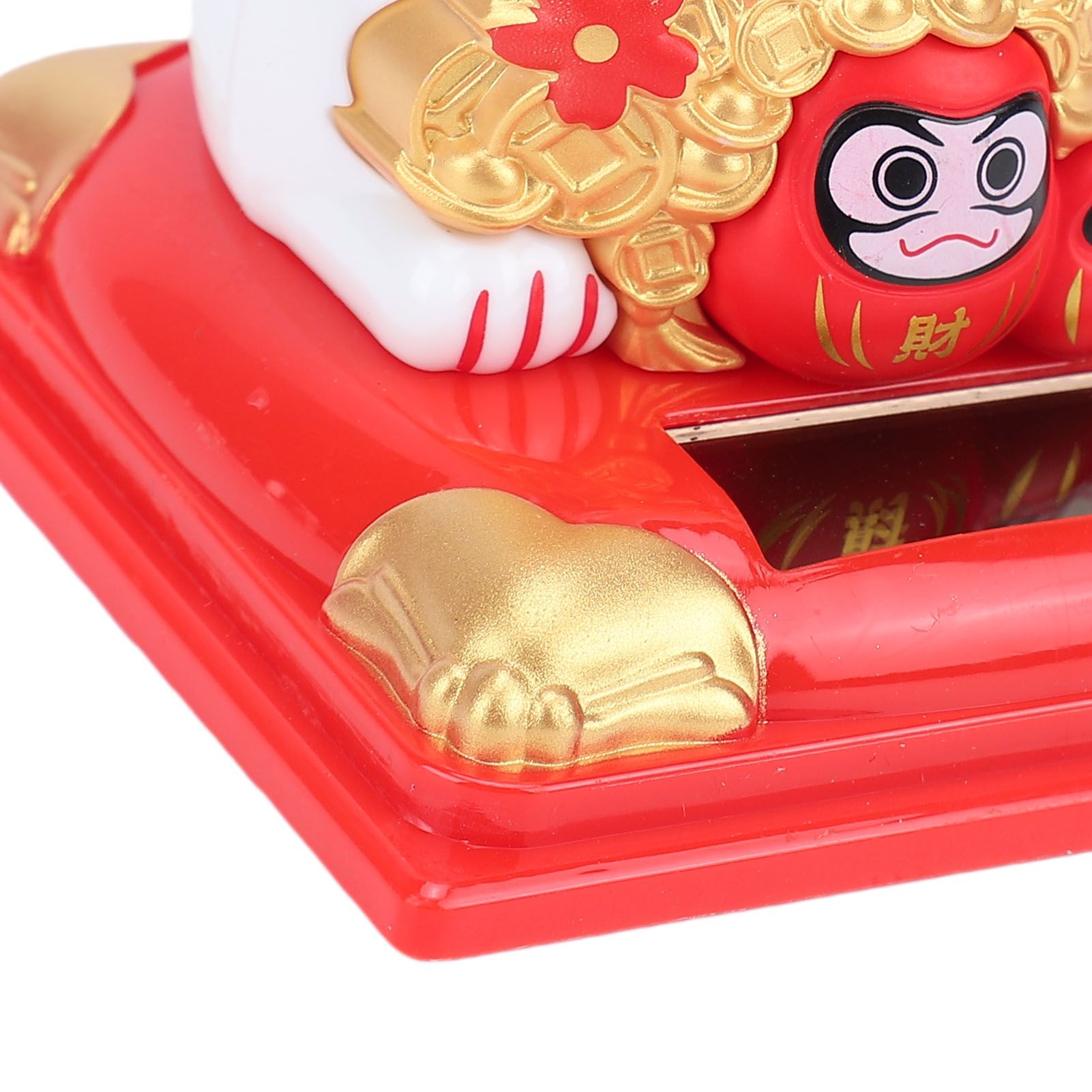Lucky Cat Waving Arm Solar Powered Light Sensor Wealth Welcoming Fortune Cat view 5