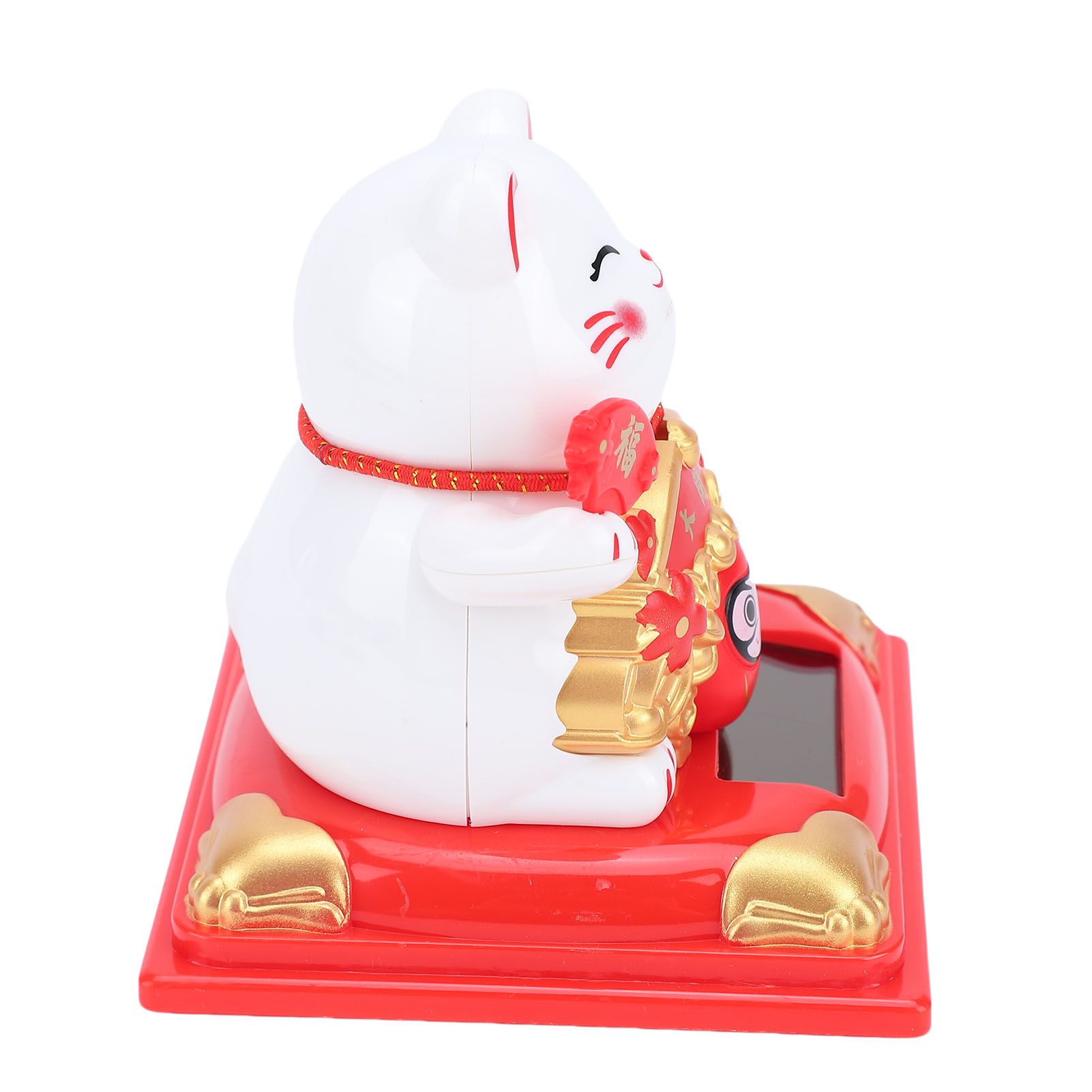 Lucky Cat Waving Arm Solar Powered Light Sensor Wealth Welcoming Fortune Cat view 11