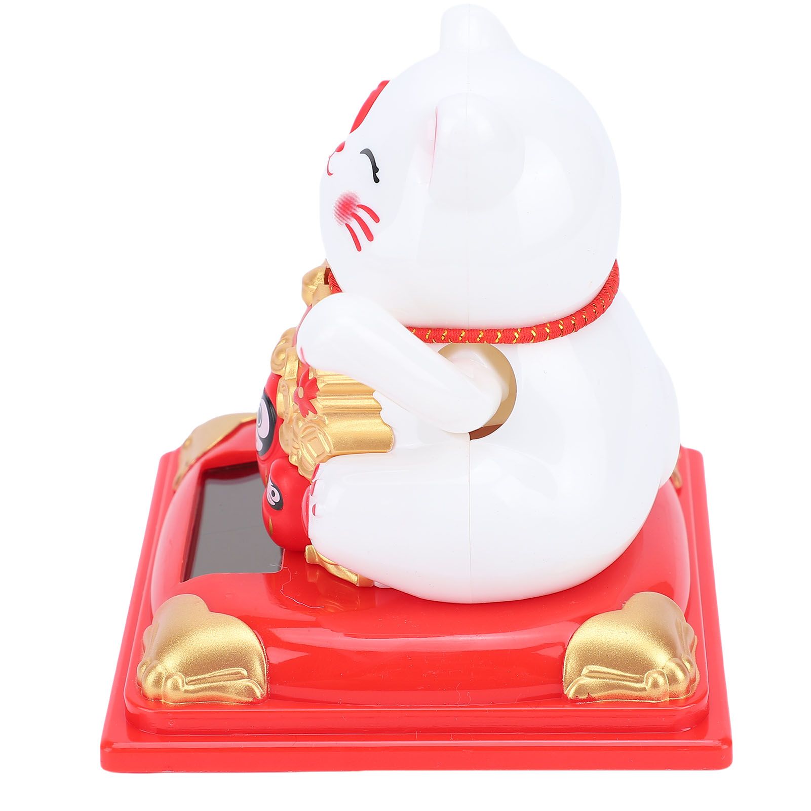 Lucky Cat Waving Arm Solar Powered Light Sensor Wealth Welcoming Fortune Cat view 12