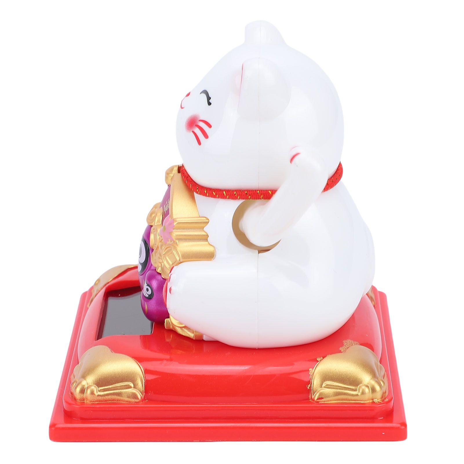 Lucky Cat Waving Arm Solar Powered Light Sensor Wealth Welcoming Fortune Cat view 11