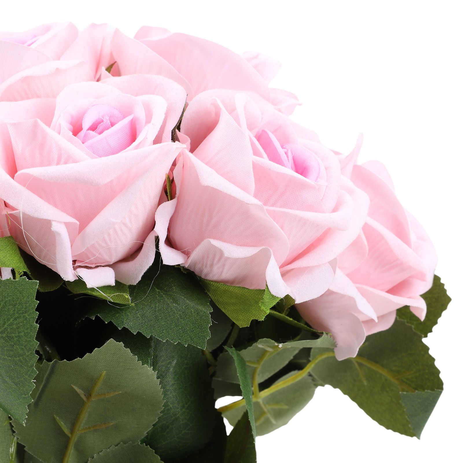 Artificial Wedding Bouquet Fade Proof Minimalist Realistic Silk Roses Bridal view 5