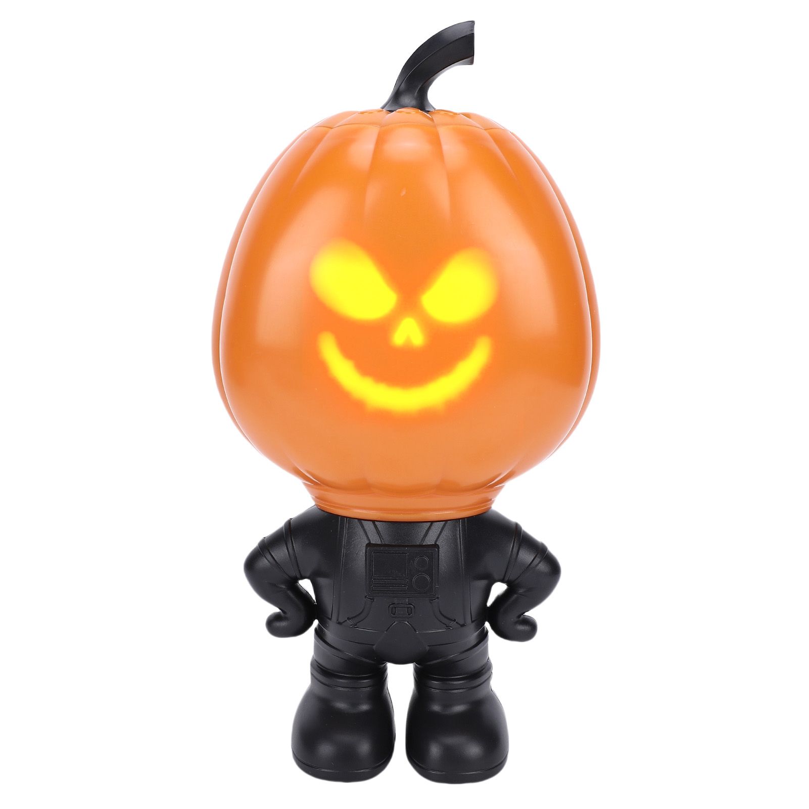 Talking Singing Pumpkin Figurine with Projector Lighted Pumpkin Desktop — image 1