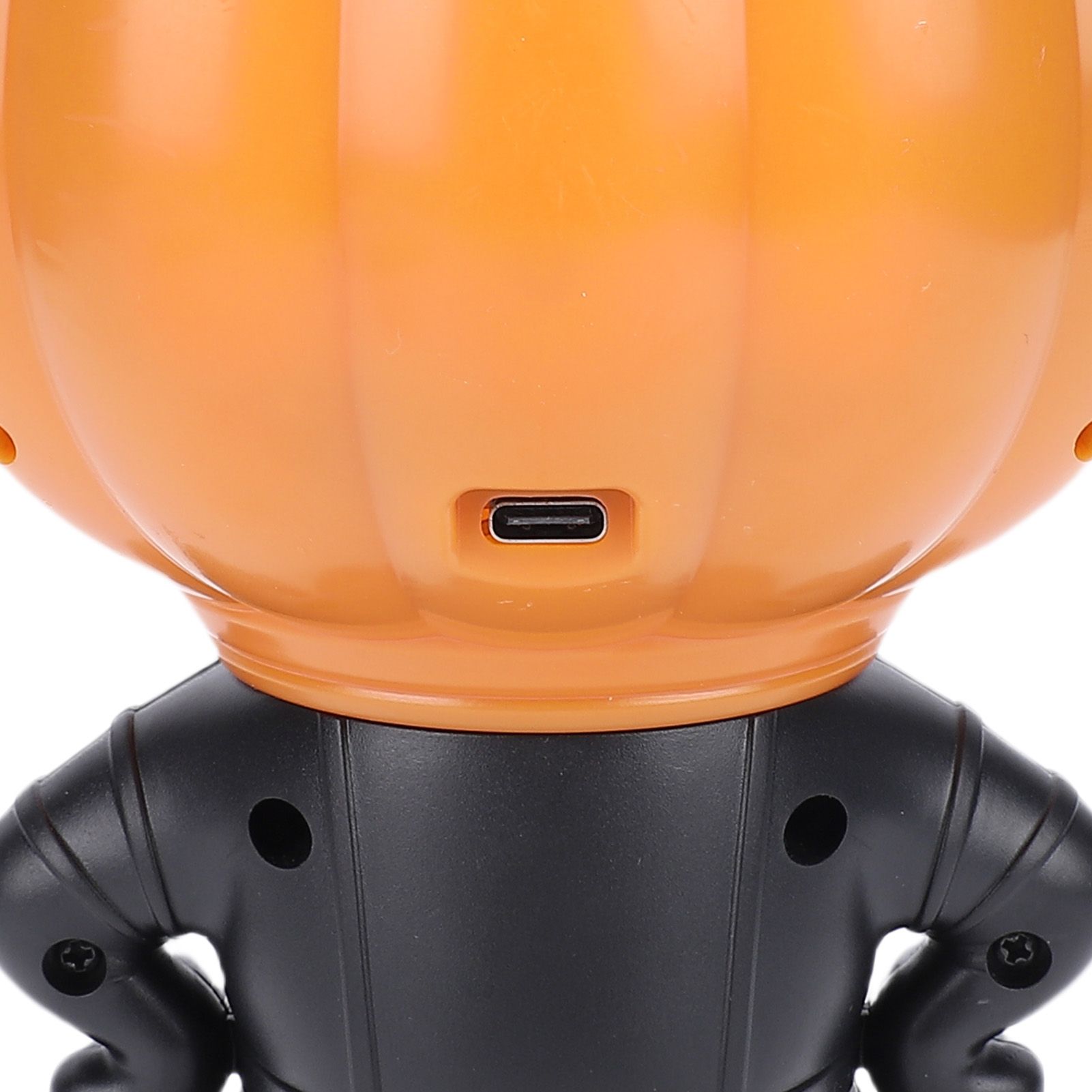 Talking Singing Pumpkin Figurine with Projector Lighted Pumpkin Desktop view 7