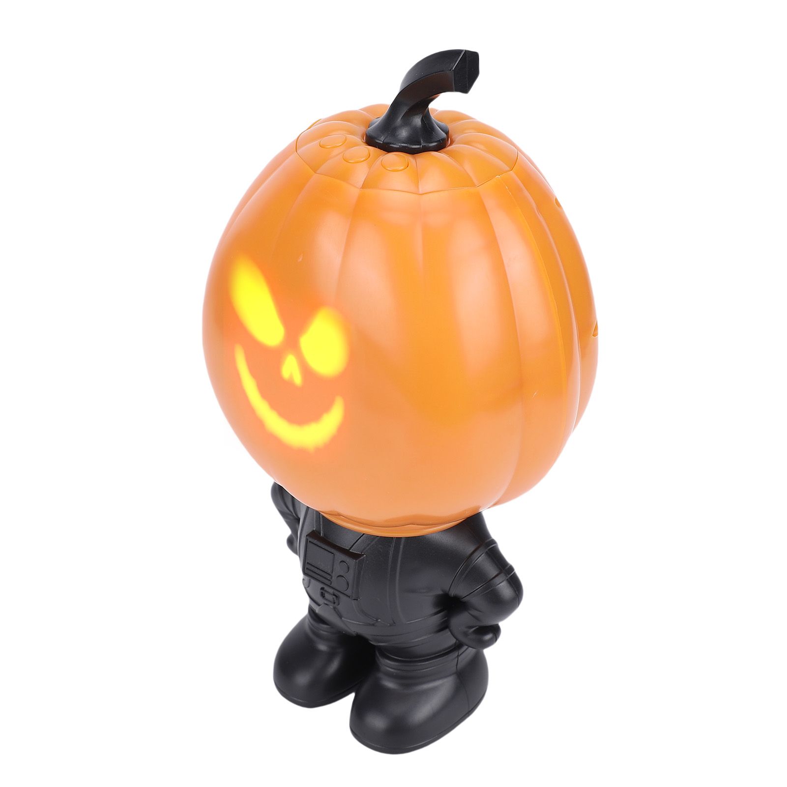 Talking Singing Pumpkin Figurine with Projector Lighted Pumpkin Desktop view 8