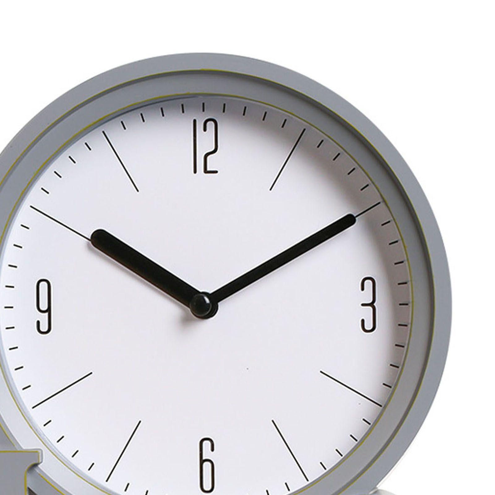 Retro Analog Alarm Clock Small Silent Bedside Desk Clock Battery Operated for view 2