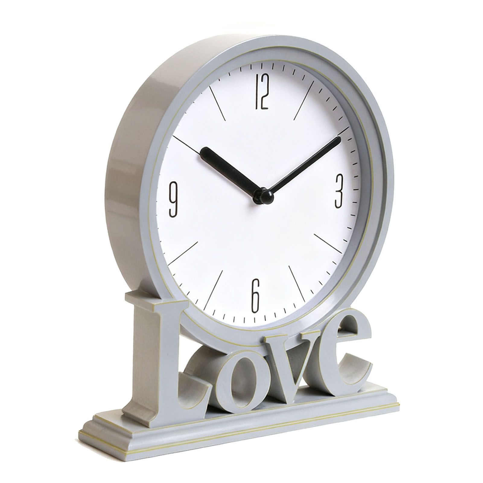 Retro Analog Alarm Clock Small Silent Bedside Desk Clock Battery Operated for view 9