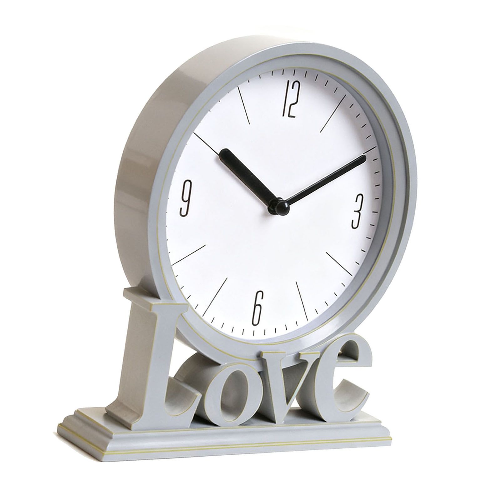 Retro Analog Alarm Clock Small Silent Bedside Desk Clock Battery Operated for view 10