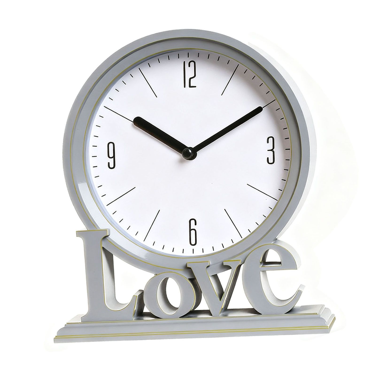 Retro Analog Alarm Clock Small Silent Bedside Desk Clock Battery Operated for view 11