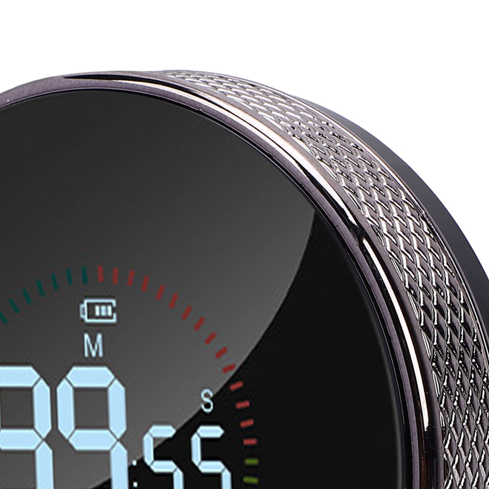 USB Rechargeable Magnetic Kitchen Timer Large Display Digital Countdown view 2