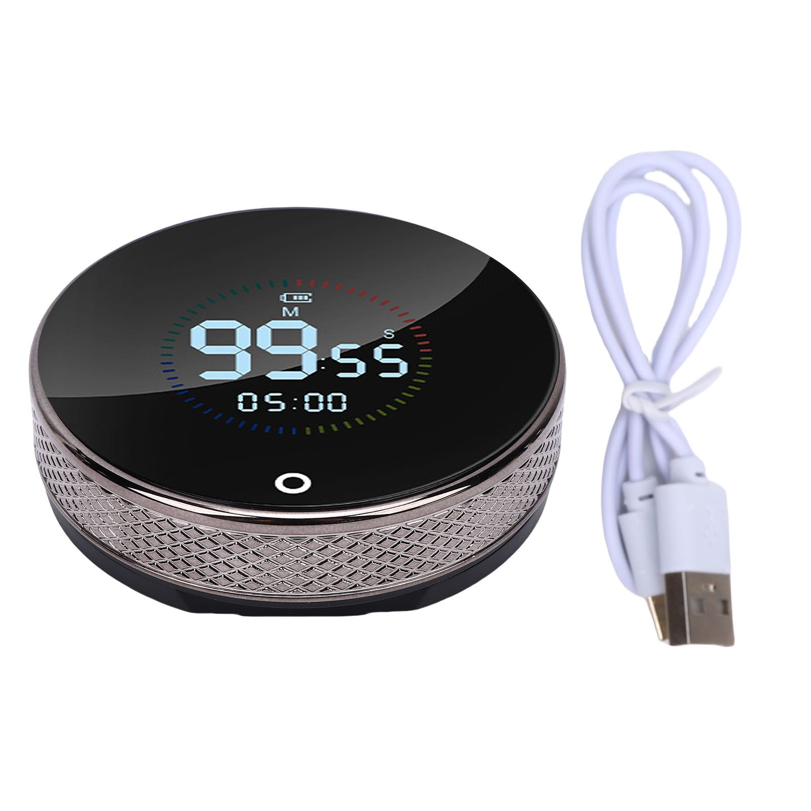 USB Rechargeable Magnetic Kitchen Timer Large Display Digital Countdown view 3