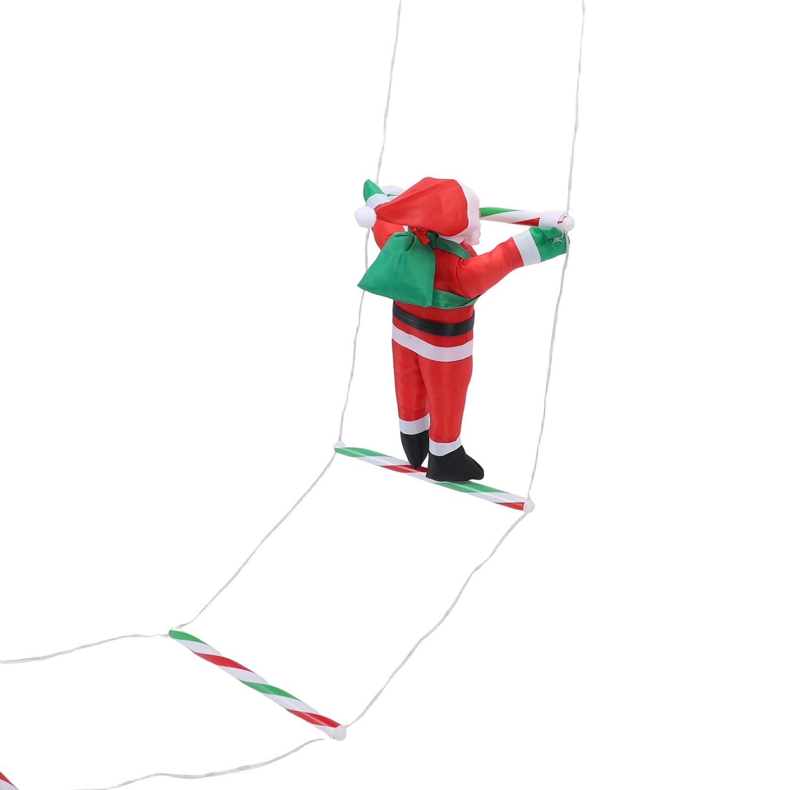 LED Xmas Decorative Ladder Lights with Santa 8 Modes Water Proof for Indoor view 7