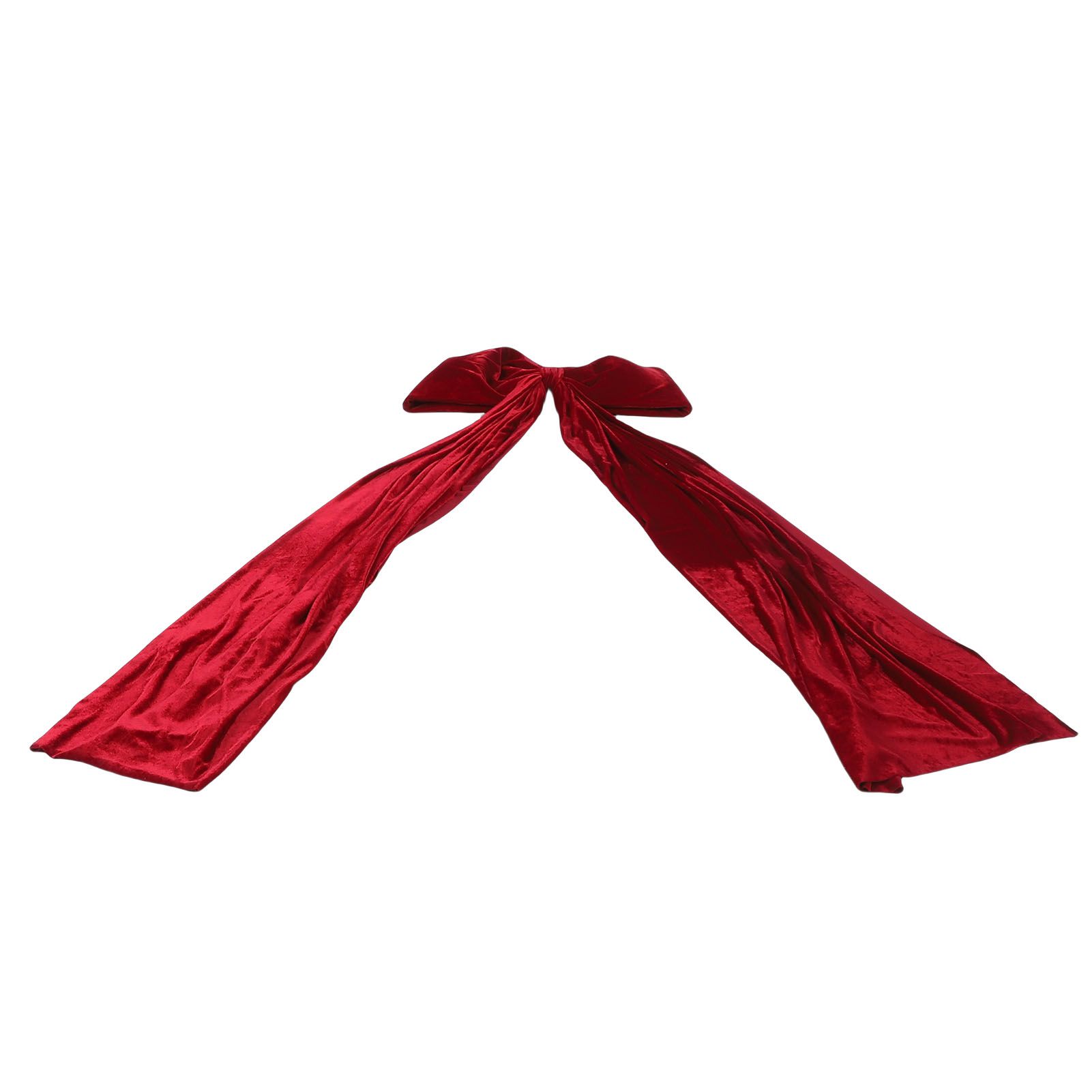 Xmas Tree Topper Bow 5.9FT Large Xmas Velvet Bow Decoration for Holiday Party view 6