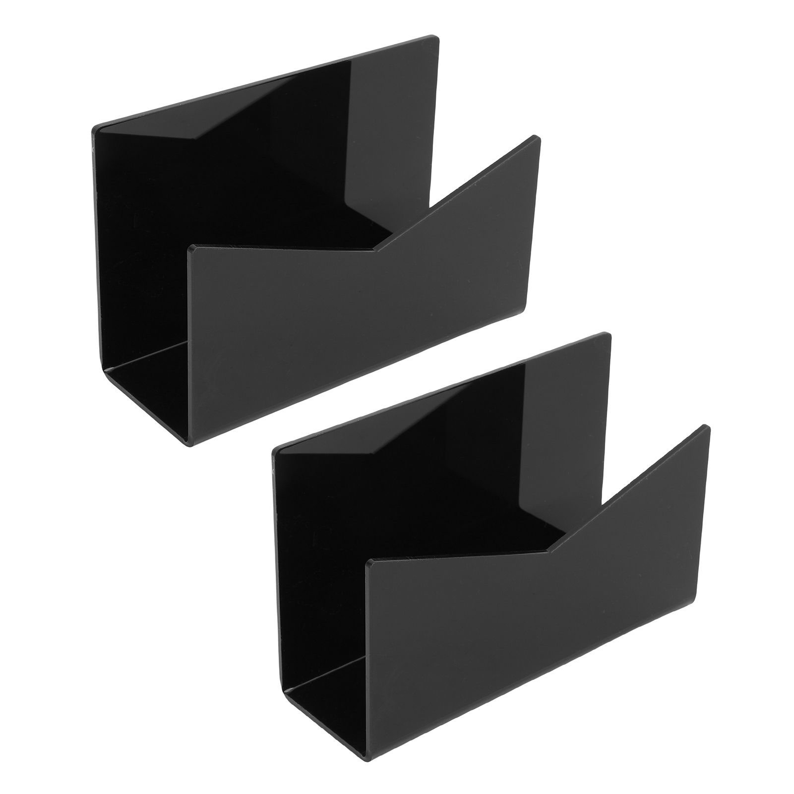 2 Pack Acrylic Mail Organizer Mail Holder Stand Vertical File Folder and view 4