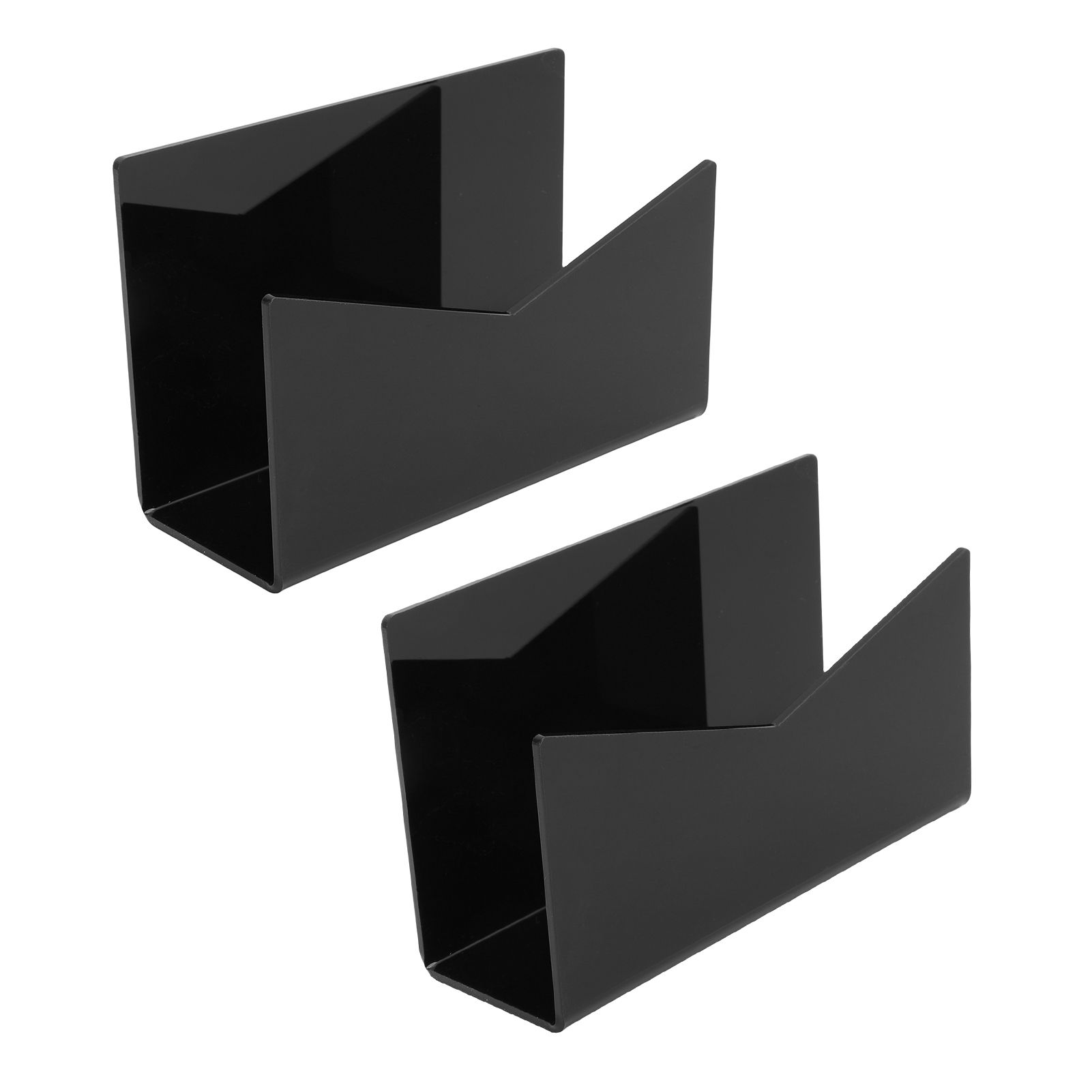 2 Pack Acrylic Mail Organizer Mail Holder Stand Vertical File Folder and view 7