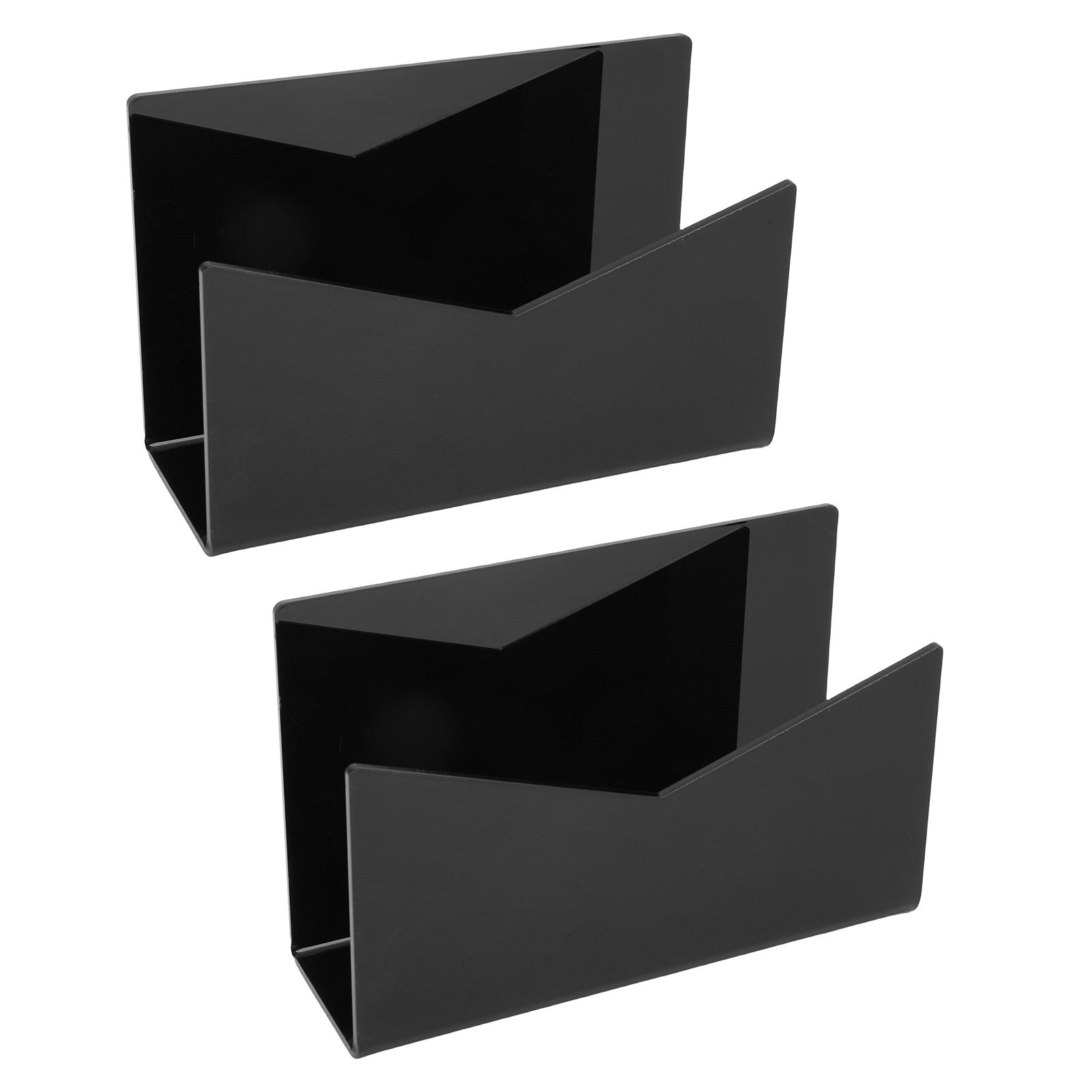 2 Pack Acrylic Mail Organizer Mail Holder Stand Vertical File Folder and view 8