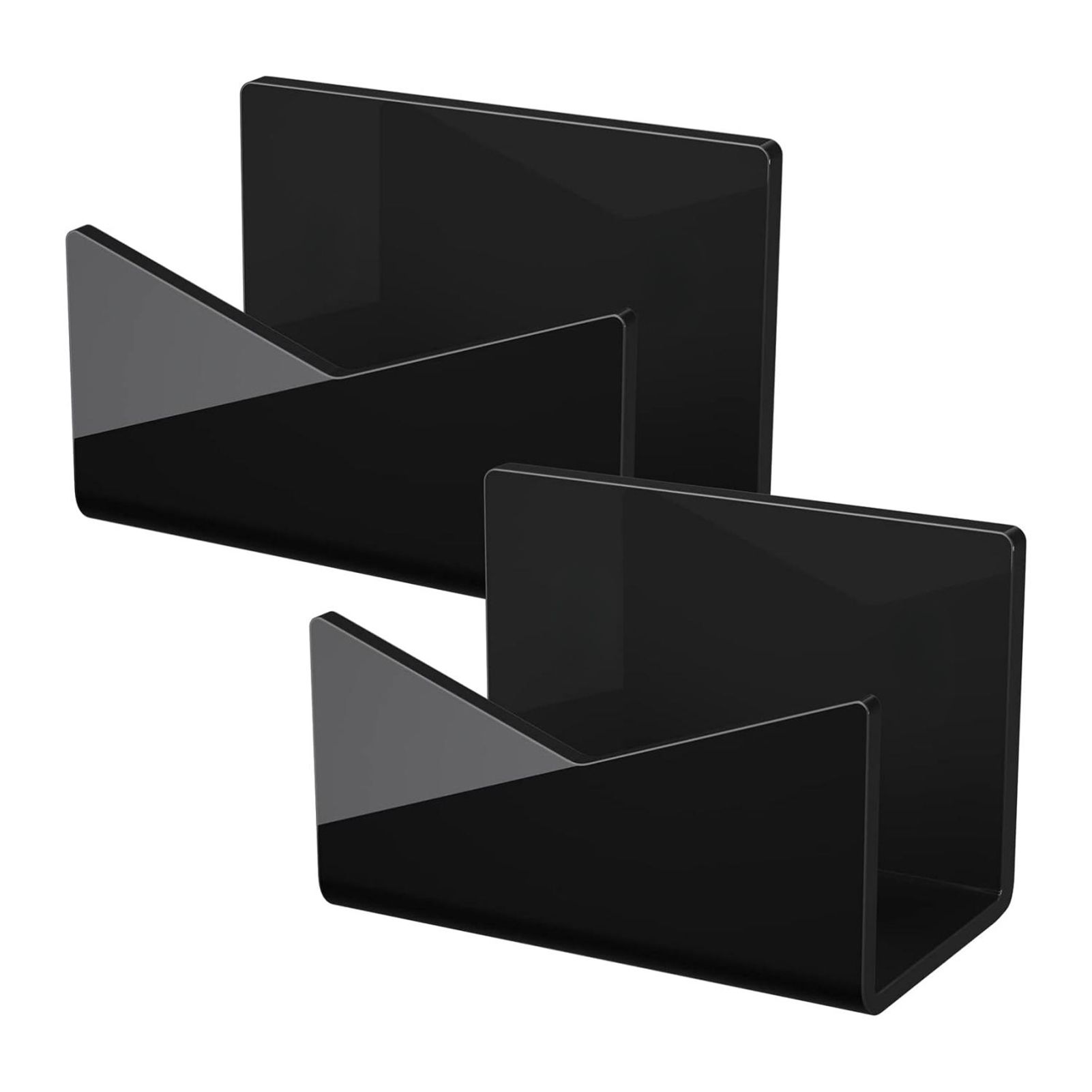 2 Pack Acrylic Mail Organizer Mail Holder Stand Vertical File Folder and view 11