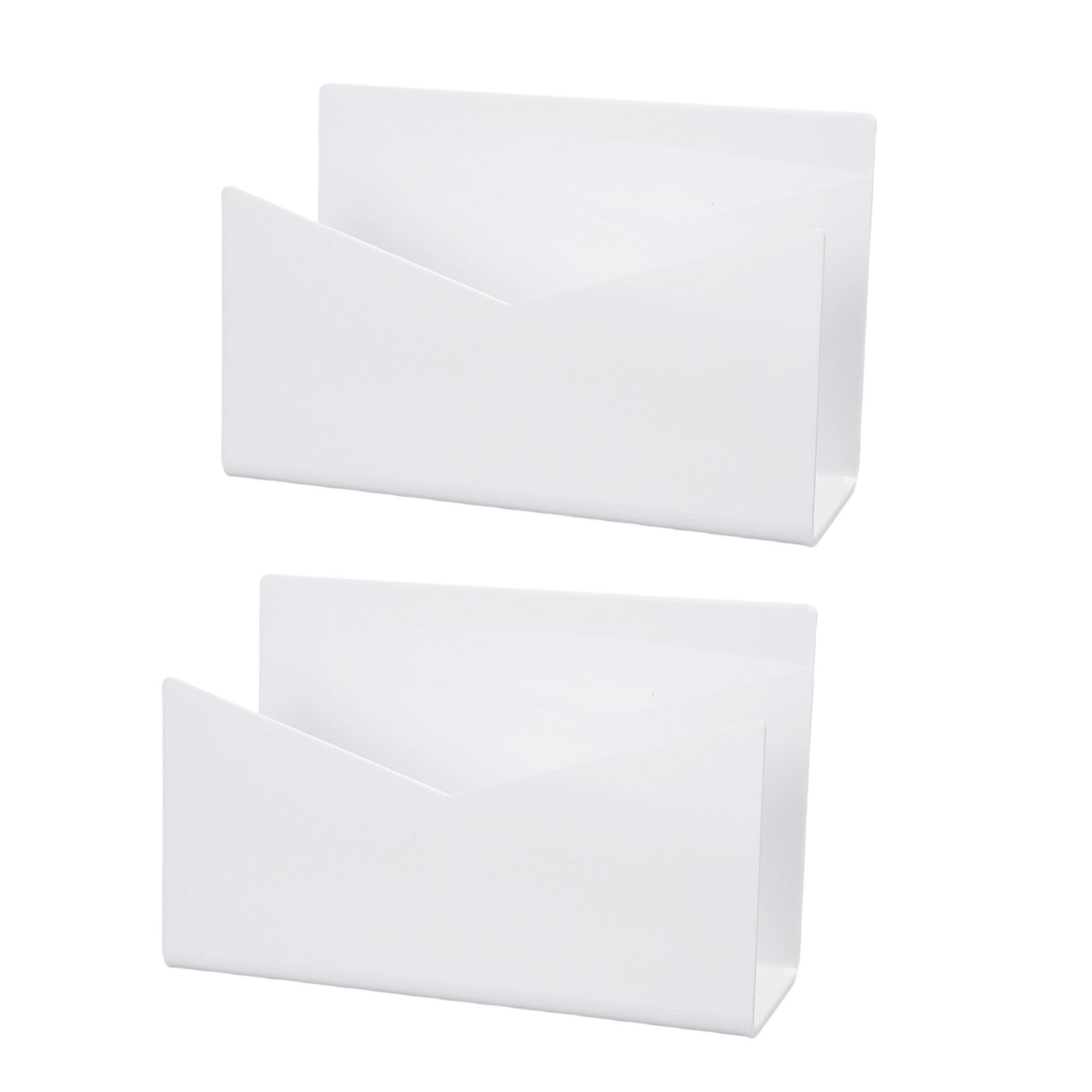 2 Pack Acrylic Mail Organizer Mail Holder Stand Vertical File Folder and view 3