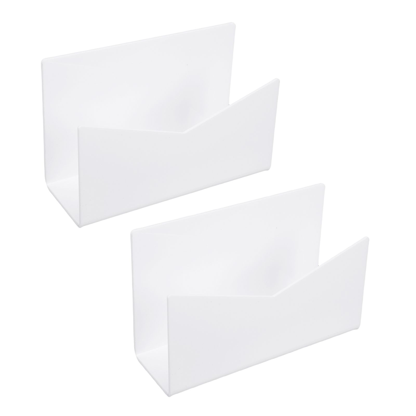 2 Pack Acrylic Mail Organizer Mail Holder Stand Vertical File Folder and view 4