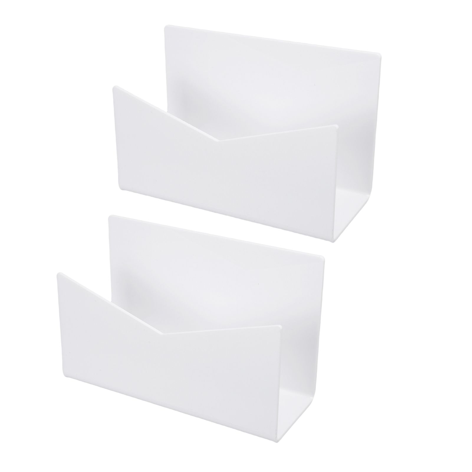 2 Pack Acrylic Mail Organizer Mail Holder Stand Vertical File Folder and view 6