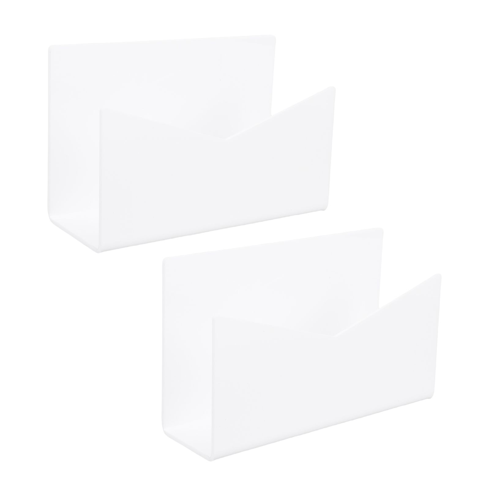 2 Pack Acrylic Mail Organizer Mail Holder Stand Vertical File Folder and view 7